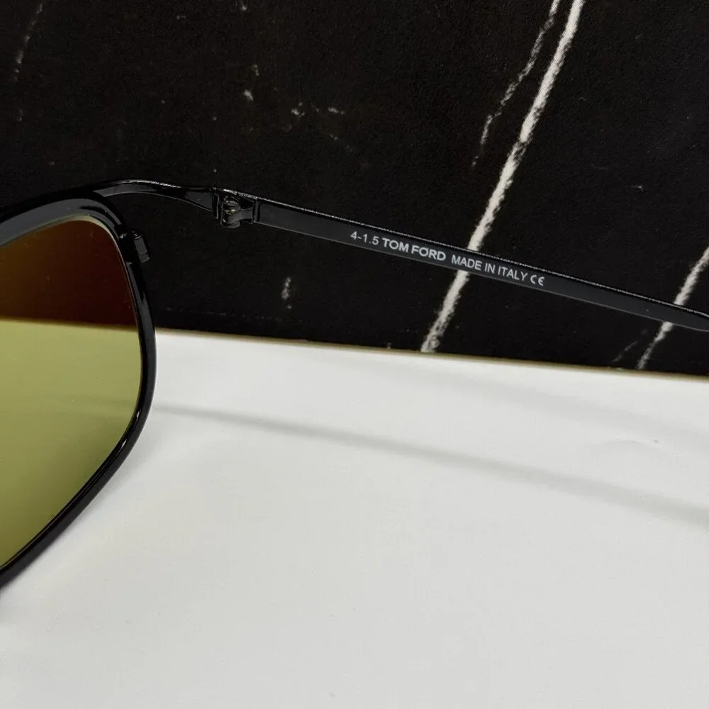 NEW TOM FORD MARCELLO TF419 05N BLACK UNISEX SUNGLASSES TOM FORD FT0419 05N